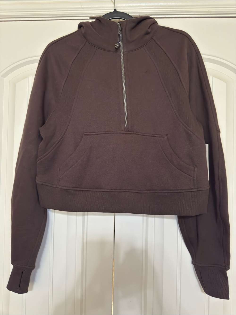 Lululemon Scuba Oversized Half-Zip Hoodie Espresso Size XS/S